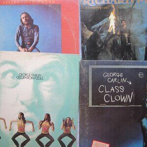 12' Vinyl Record Lot: George Carlin & Richard Pryor